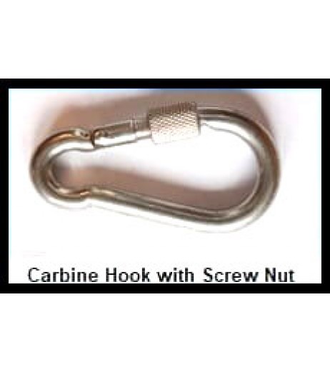 Carbine Hook with Screw Nut