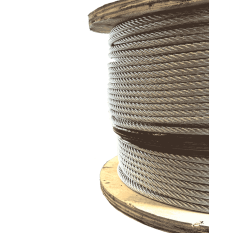 4mm 7x7 Galvanised Wire Rope - Wire Core