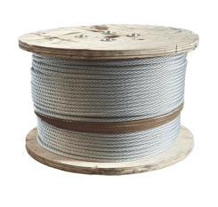 10mm 7x19 Galvanised Wire Rope - Wire Core
