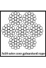 3mm 7x19 Galvanised Wire Rope - Wire Core 